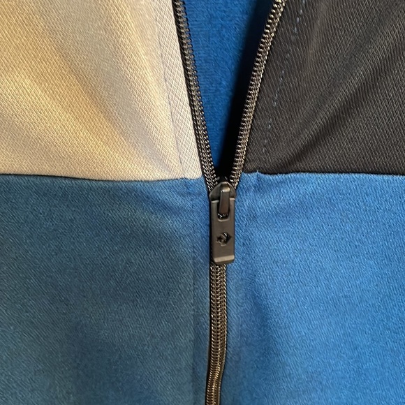 CONVERSE TRACK BOYS JACKET color block stand up collar Activewear Regulr fit Lrg - Picture 7 of 12